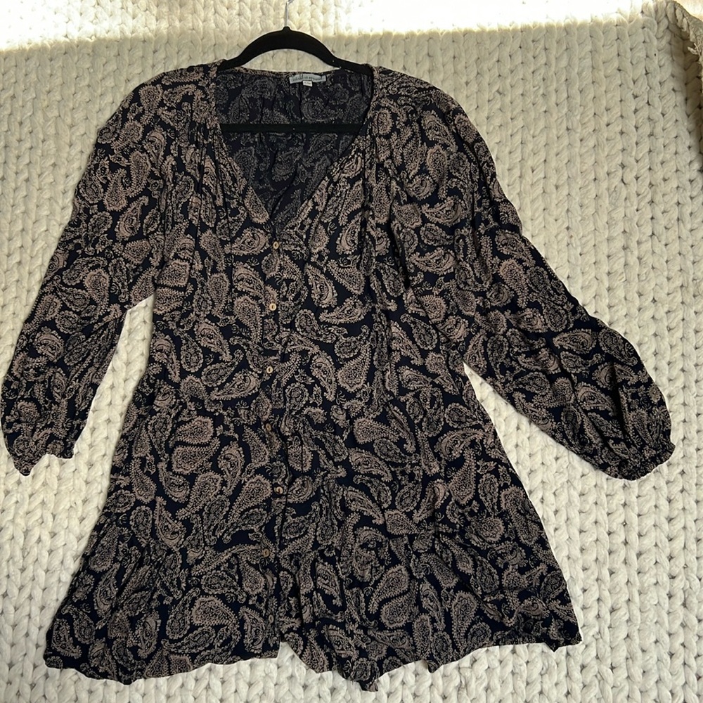 Paisley print dress